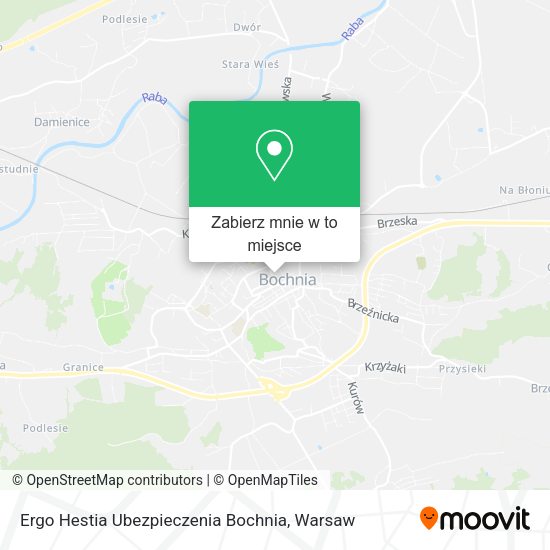 Mapa Ergo Hestia Ubezpieczenia Bochnia