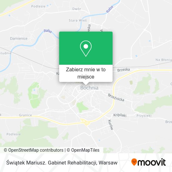 Mapa Świątek Mariusz. Gabinet Rehabilitacji