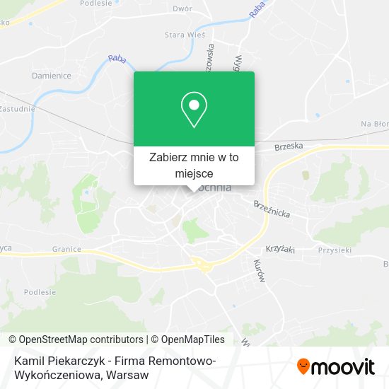 Mapa Kamil Piekarczyk - Firma Remontowo-Wykończeniowa