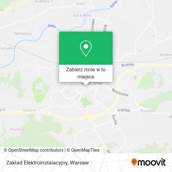 Mapa Zakład Elektroinstalacyjny