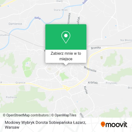 Mapa Modowy Wybryk Dorota Sobiepańska Łazarz