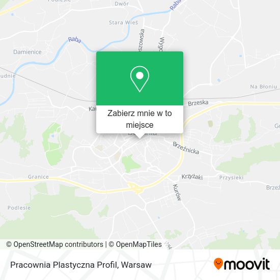 Mapa Pracownia Plastyczna Profil