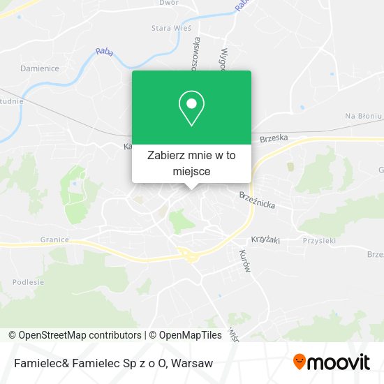 Mapa Famielec& Famielec Sp z o O