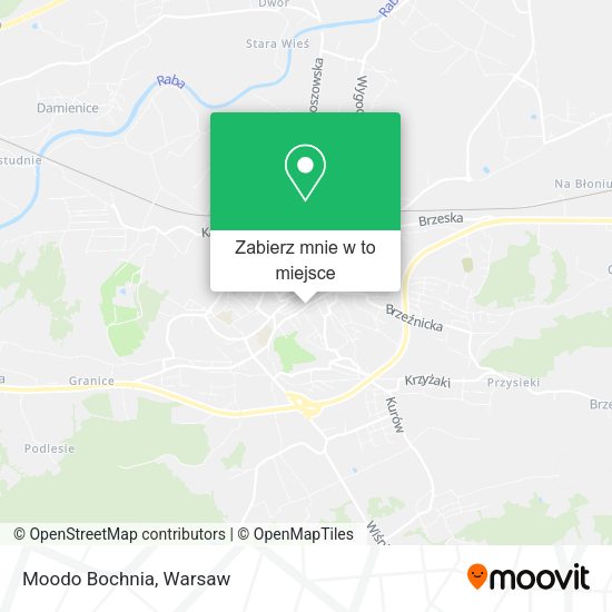 Mapa Moodo Bochnia