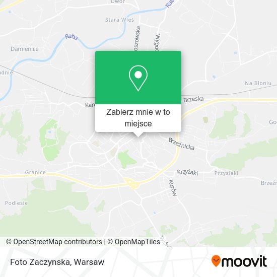 Mapa Foto Zaczynska