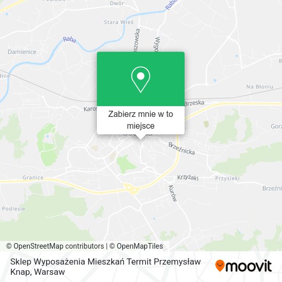 Mapa Sklep Wyposażenia Mieszkań Termit Przemysław Knap