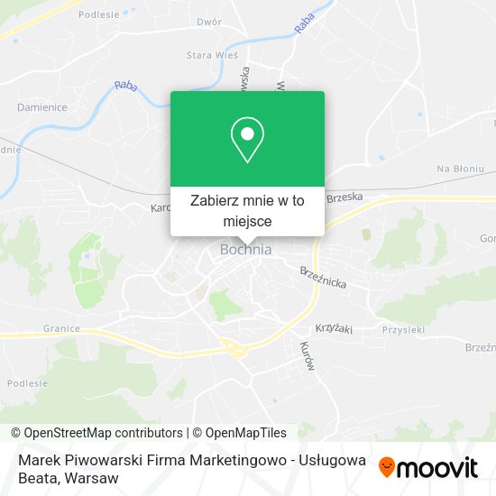 Mapa Marek Piwowarski Firma Marketingowo - Usługowa Beata
