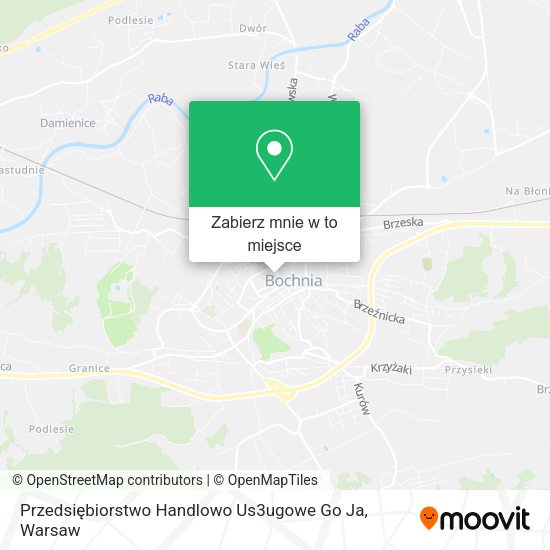 Mapa Przedsiębiorstwo Handlowo Us3ugowe Go Ja