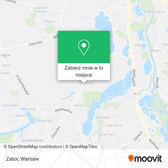 Mapa Zator