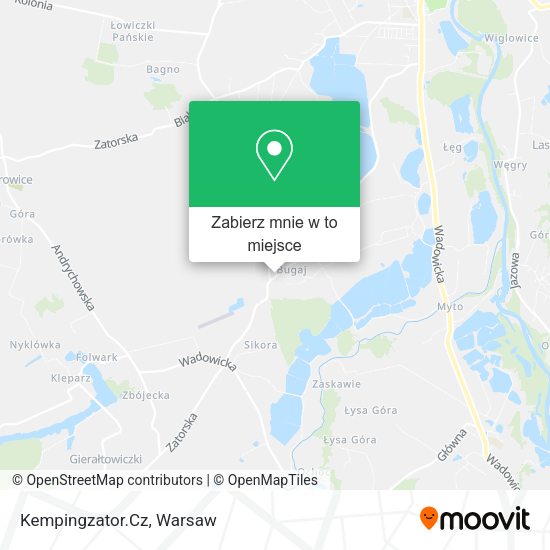 Mapa Kempingzator.Cz