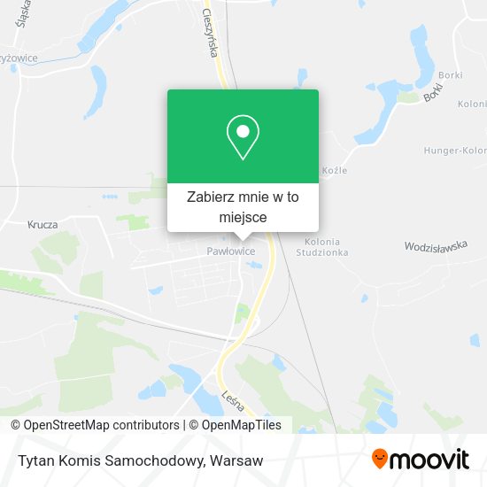 Mapa Tytan Komis Samochodowy