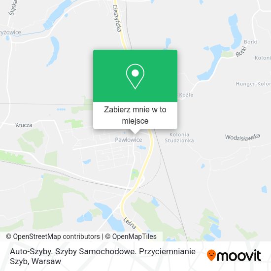 Mapa Auto-Szyby. Szyby Samochodowe. Przyciemnianie Szyb