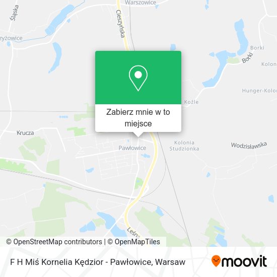 Mapa F H Miś Kornelia Kędzior - Pawłowice