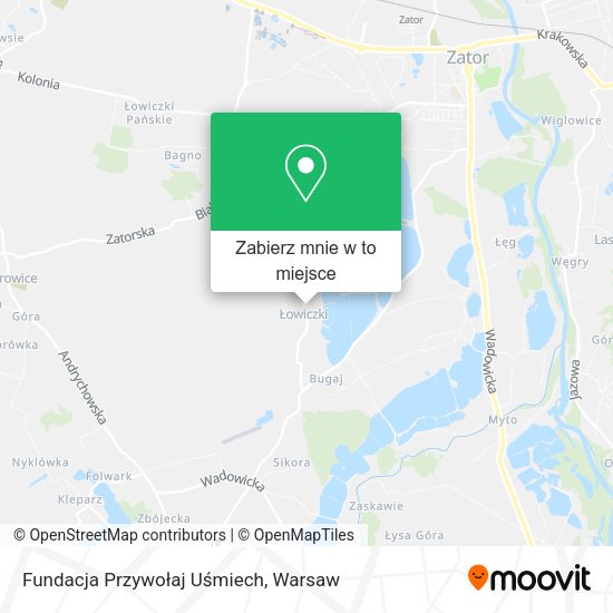 Mapa Fundacja Przywołaj Uśmiech