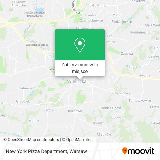 Mapa New York Pizza Department