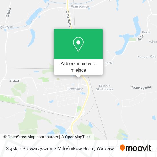 Mapa Śląskie Stowarzyszenie Miłośników Broni