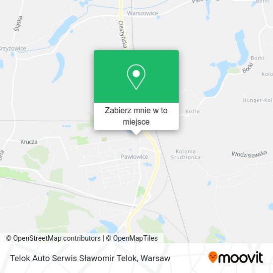 Mapa Telok Auto Serwis Sławomir Telok