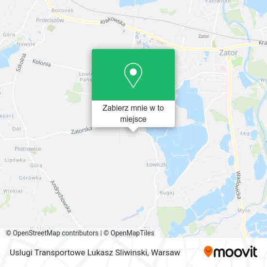 Mapa Uslugi Transportowe Lukasz Sliwinski