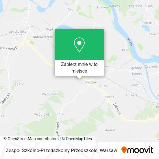 Mapa Zespół Szkolno-Przedszkolny Przedszkole