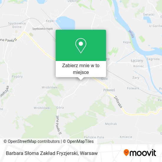 Mapa Barbara Słoma Zakład Fryzjerski