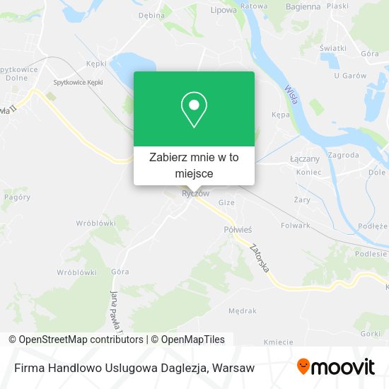 Mapa Firma Handlowo Uslugowa Daglezja