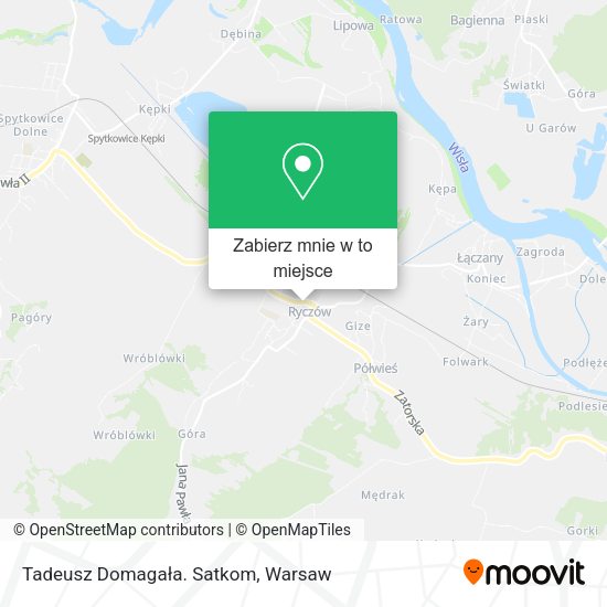 Mapa Tadeusz Domagała. Satkom