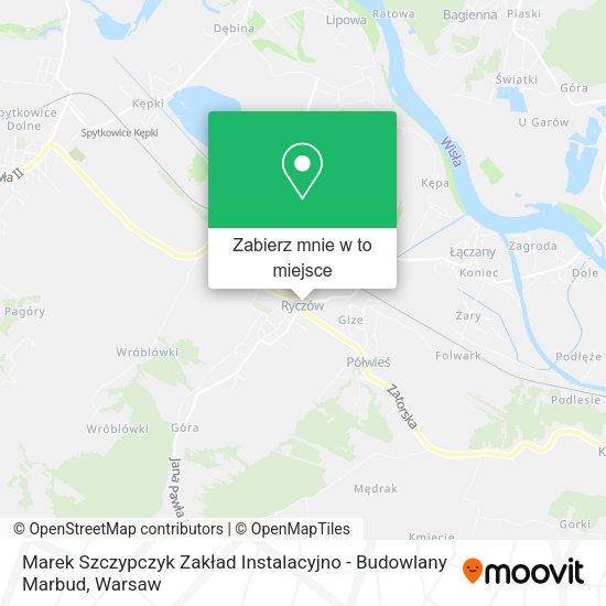 Mapa Marek Szczypczyk Zakład Instalacyjno - Budowlany Marbud