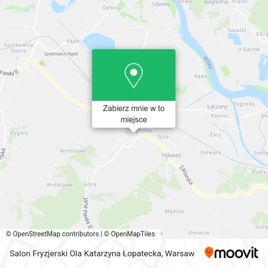 Mapa Salon Fryzjerski Ola Katarzyna Łopatecka