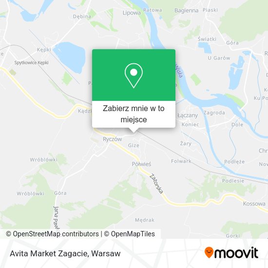 Mapa Avita Market Zagacie