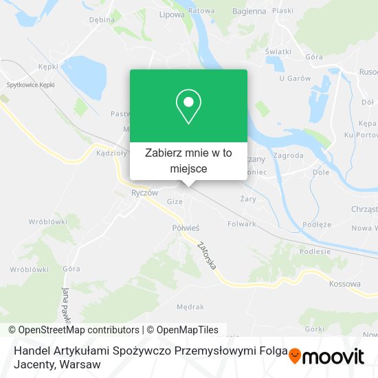 Mapa Handel Artykułami Spożywczo Przemysłowymi Folga Jacenty