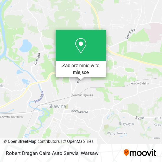 Mapa Robert Dragan Caira Auto Serwis