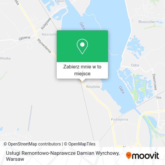 Mapa Usługi Remontowo-Naprawcze Damian Wyrchowy