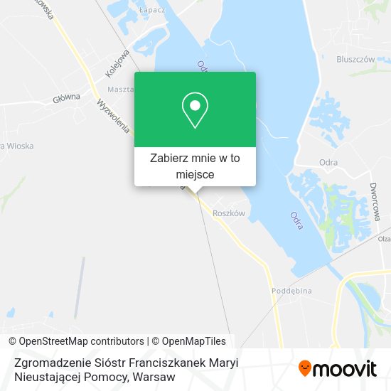 Mapa Zgromadzenie Sióstr Franciszkanek Maryi Nieustającej Pomocy