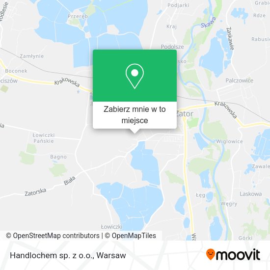 Mapa Handlochem sp. z o.o.