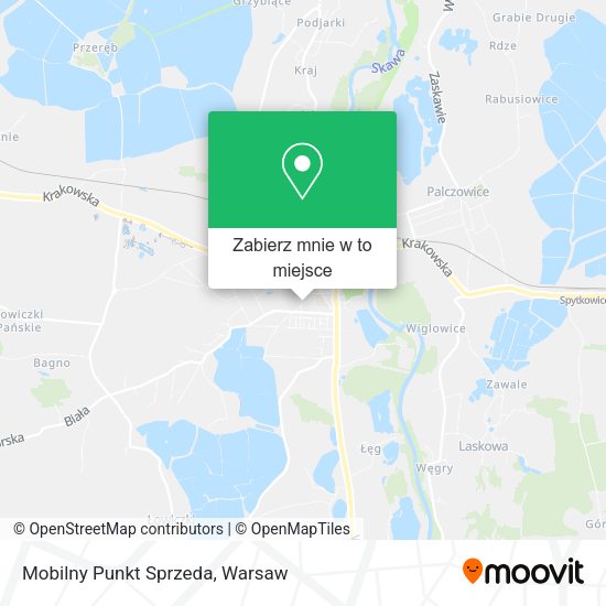 Mapa Mobilny Punkt Sprzeda