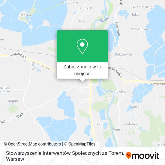 Mapa Stowarzyszenie Interwentów Społecznych za Torem