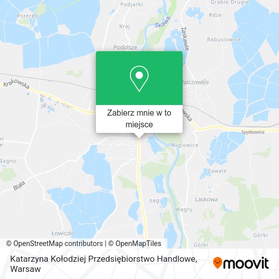 Mapa Katarzyna Kołodziej Przedsiębiorstwo Handlowe