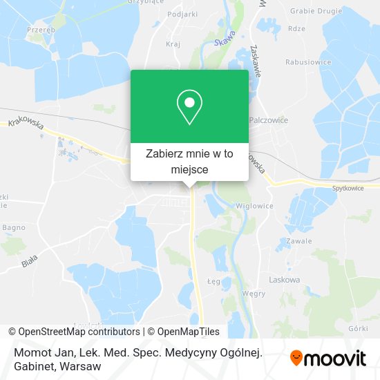 Mapa Momot Jan, Lek. Med. Spec. Medycyny Ogólnej. Gabinet