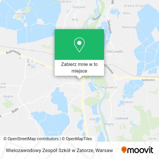 Mapa Wielozawodowy Zespół Szkół w Zatorze