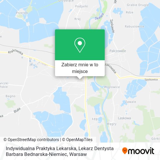 Mapa Indywidualna Praktyka Lekarska, Lekarz Dentysta Barbara Bednarska-Niemiec