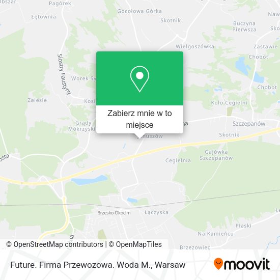 Mapa Future. Firma Przewozowa. Woda M.