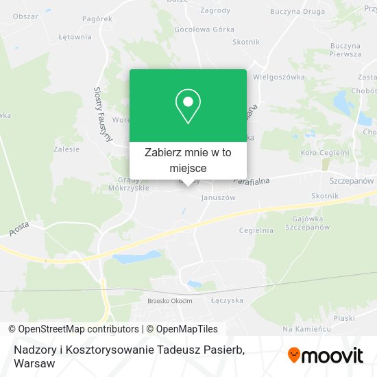 Mapa Nadzory i Kosztorysowanie Tadeusz Pasierb