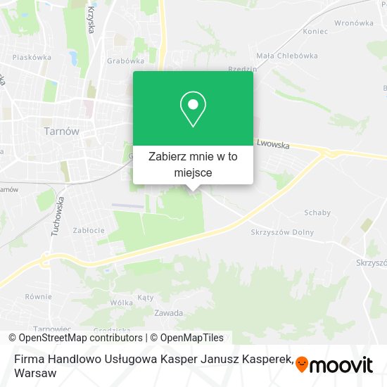 Mapa Firma Handlowo Usługowa Kasper Janusz Kasperek