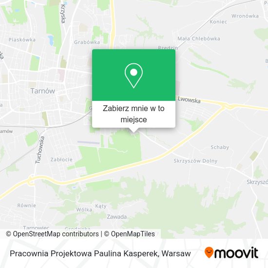 Mapa Pracownia Projektowa Paulina Kasperek