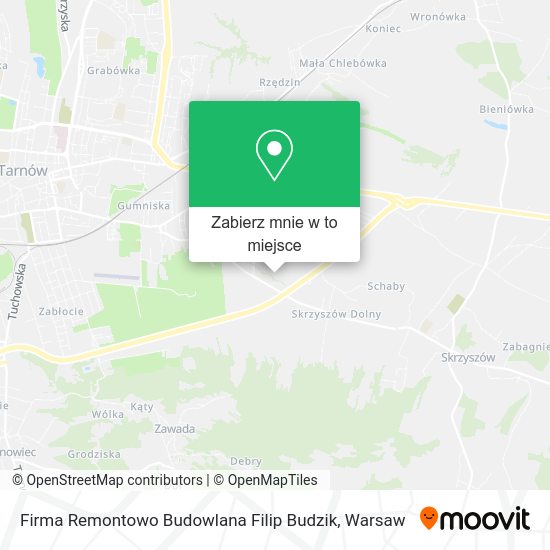 Mapa Firma Remontowo Budowlana Filip Budzik