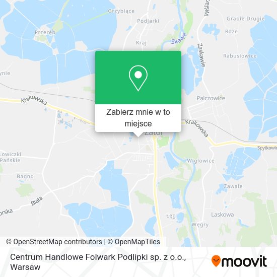 Mapa Centrum Handlowe Folwark Podlipki sp. z o.o.