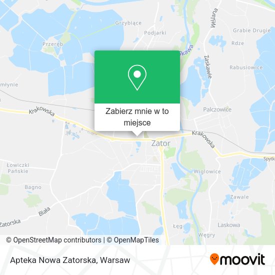 Mapa Apteka Nowa Zatorska