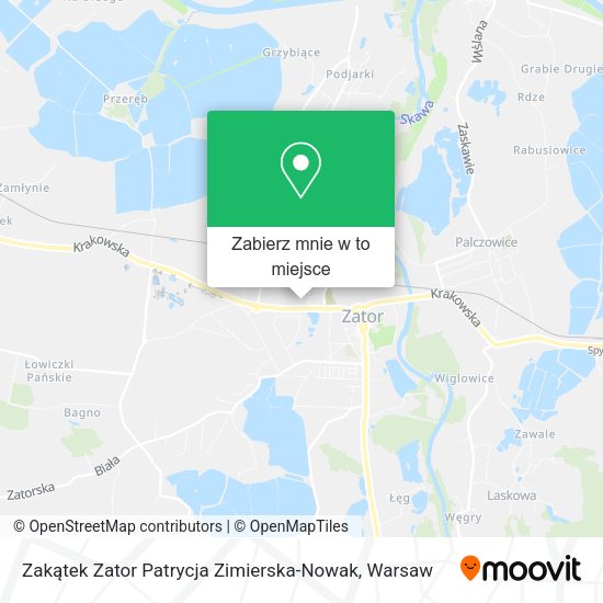 Mapa Zakątek Zator Patrycja Zimierska-Nowak