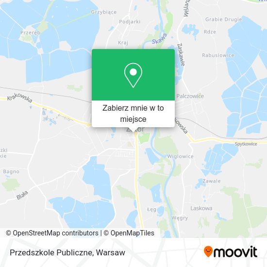 Mapa Przedszkole Publiczne