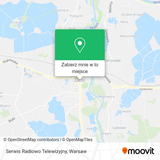 Mapa Serwis Radiowo Telewizyjny